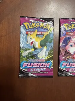 Pokemon TCG: Sword & Shield- (3)Fusion strike Booster Packs- NEW/FACTORY SEALED - Image 2
