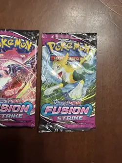 Pokemon TCG: Sword & Shield- (3)Fusion strike Booster Packs- NEW/FACTORY SEALED - Image 4