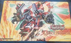 Yugioh - NEW Burst Protocol Premiere Event Playmat Borrelshroud Dragon BPRO - Image 1