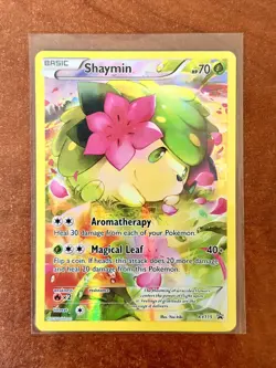 Pokemon Black Star Promo Shaymin Full Art Holo XY115 Card - Image 1