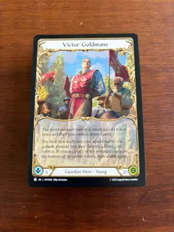 Flesh and Blood TCG Pauper Deck Victor Goldmane 50 Cards - Image 1