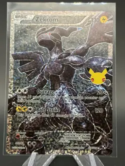 Pokemon TCG Zekrom Celebrations Classic Collection Holo Ultra Rare Card 114/114 - Image 1