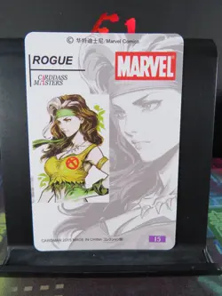 Rogue Anna-Marie Marvel Art Card Rare Holo Collectible Comic Character X-Men - Image 3