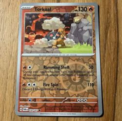 Torkoal 030/167 Twilight Masquerade Reverse Holo Pokemon Card NM - Image 1
