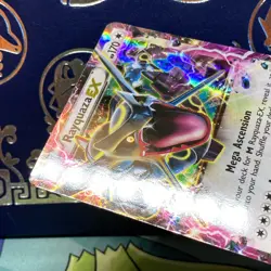 Pokemon SHINY Rayquaza EX XY69 Holo Black Star Promo Card LP - Image 5