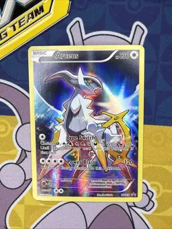 Pokemon TCG Arceus XY116 Black Star Promo Full Art Holo Card 2016 NM - Image 1
