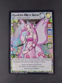 Fyora the Faerie Queen - Neopets Trading Card 2003 8/234 - Rare Holo - Hero Card - Image 1