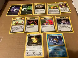Pokemon TCG Team Rocket 1st Edition Vintage Card Lot - 11 Cards Squirtle Nm - Image 1