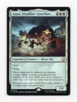 MTG Avatar: The Last Airbender- Appa, Steadfast Guardian (MR) (Foil) NM - Image 1