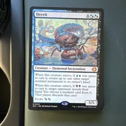 Magic: The Gathering Deceit Creature ECL Blue Black Elemental Incarnation - Image 1