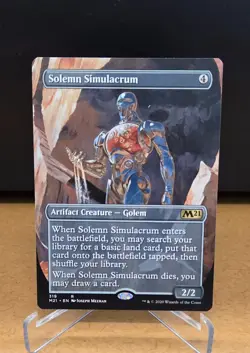 MTG: Solemn Simulacrum - Extended Art #319 - Core Set 2021 - Image 1