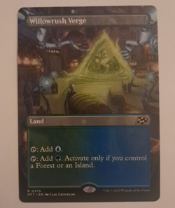 Willowrush Verge Borderless NM/M MTG Aetherdrift Magic the Gathering - Image 1