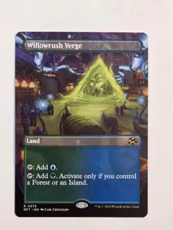 Willowrush Verge - R0375 Reg (Borderless) - Aetherdrift - Magic the Gathering NM - Image 1