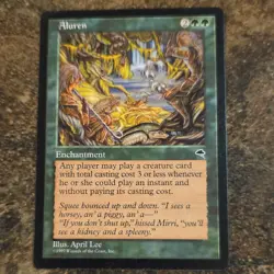 Mtg - Aluren - Tempest Regular Rare - 1997 English April Lee - Wizards - Image 1