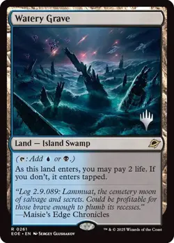 NM Promo Pack - Watery Grave Promo Pack: Edge of Eternities 0261 NM MTG Magic - Image 1
