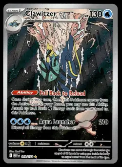 Pokemon TCG ME01: Mega Evolution #141/132 Clawitzer LP+ - Image 1