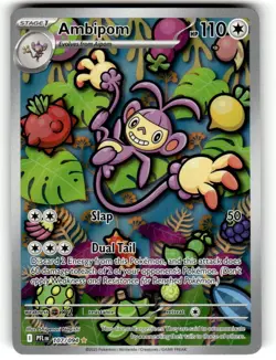 Pokemon TCG Phantasmal Flames #107/094 Ambipom NM - Image 1