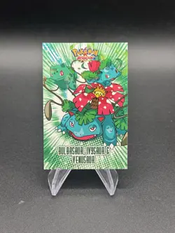 Bulbasaur Ivysaur Venusaur Cracked Ice Holo Pokemon 2024 Database Attacks Kanto - Image 1
