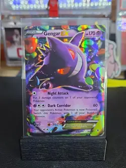 GENGAR EX #34/119 2014 Phantom Forces Ultra Rare Pokemon TCG HP - Image 1