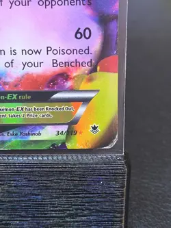 GENGAR EX #34/119 2014 Phantom Forces Ultra Rare Pokemon TCG HP - Image 3