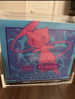 2021 Pokemon Fusion Strike Pokemon Center Factory Sealed ETB Elite Trainer Box - Image 1