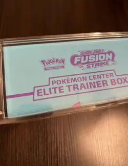 2021 Pokemon Fusion Strike Pokemon Center Factory Sealed ETB Elite Trainer Box - Image 2