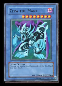 PP01-EN011 Zera The Mant & PP01-EN010 Zera Ritual Set - LP - Super Rare - Image 1