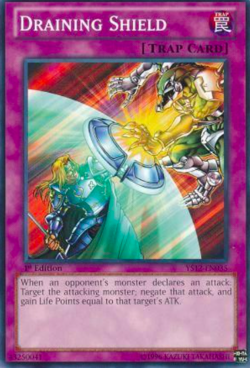 1X LP Draining Shield - Various Sets - Common 1st/Unlimited Edition yugioh - Image 1