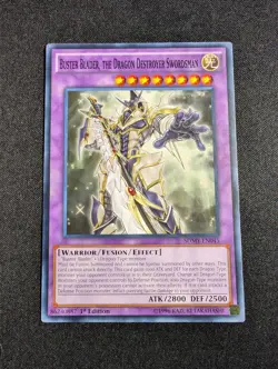Yugioh - Buster Blader, the Dragon Destroyer Swordsman SDMY-EN045 1st Common NM - Image 1