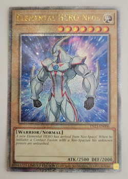 Yu-Gi-Oh Elemental HERO Neos Quater Century Secret Rare TN23-EN006 Nm Limited - Image 1