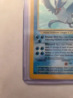 Pokemon TCG Articuno Fossil Holo Unlimited Rare Card 2/62 LP-NM - Image 4