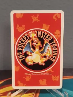 Abra 8 of Spades 1996 Red Playing Cards Pokemon Japanese Small Bend On Corner - Image 2