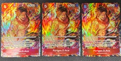 Portgas.D.Ace (Illustration Box Vol.5) ST15-005 One Piece Promo Cards Foil (x3) - Image 1