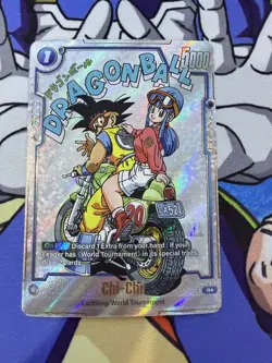 Chi-Chi SB01-019 Alternate Art Dragon Ball Manga Booster Card Fusion World - Image 1