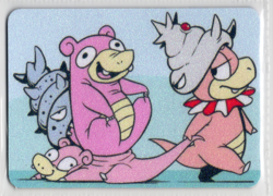 Pokemon Fanart * SLOWPOKE , SLOWBRO, SLOWKING * Card by SPACED_OUT * - Image 1