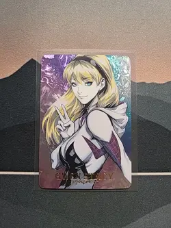 GWEN STACY - Carddass Masters Art Card - Spider-Man - Waifu Doujin ACG - Image 4