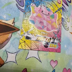 Flash Edition Cracked Ice Holo Ditto Limited Pokemon Card Non-TCG TEXTURED - Image 2