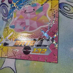 Flash Edition Cracked Ice Holo Ditto Limited Pokemon Card Non-TCG TEXTURED - Image 3