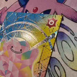 Flash Edition Cracked Ice Holo Ditto Limited Pokemon Card Non-TCG TEXTURED - Image 4