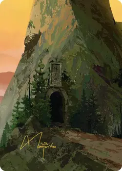 Mountain Art Card (Gold-Stamped Signature) [Avatar: The Last Airbender Art Seri - Image 1