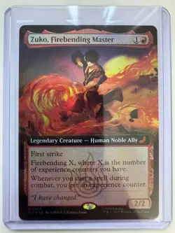 Zuko, Firebending Master (Extended) FOIL Avatar: The Last Air Bender NM MTG ENG - Image 1