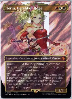 Terra, Herald of Hope (Borderless) (Surge Foil) M Commander: FINAL FANTASY 212 N - Image 1