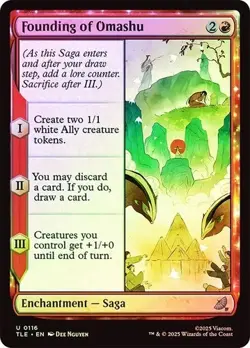 Founding Of Omashu - 116 - MTG Avatar: The Last Airbender - Uncommon - FOIL - Image 1