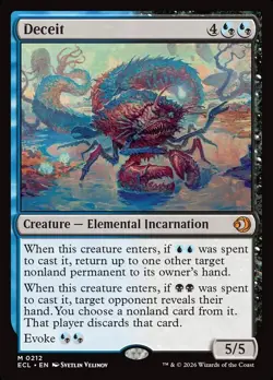 FOIL Deceit - Lorwyn Eclipsed - ECL MTG - Image 1