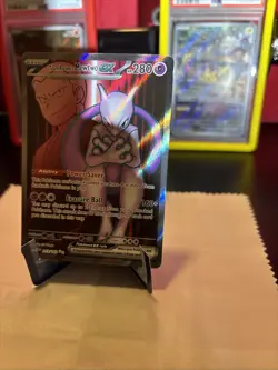 Pokemon TCG Team Rockets Mewtwo EX 213/182 Ultra Rare Destined Rivals NM+ - Image 2