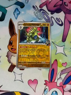 Pokemon TCG Destined Rivals - Team Rocket’s Tyranitar 96/182 Reverse Holo - Image 1