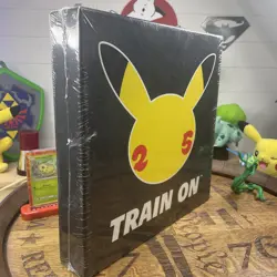 Pokemon 25th Anniversary Train On Store Promo Marketing Kit Rare HTF Exclusive!! - Image 2