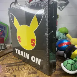 Pokemon 25th Anniversary Train On Store Promo Marketing Kit Rare HTF Exclusive!! - Image 3