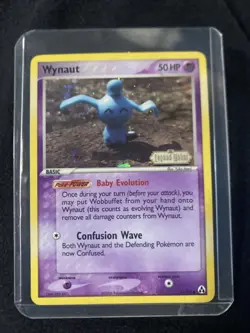 Wynaut 71/92 Legend Maker Reverse Holo NEAR MINT 2006 Pokemon TCG - Image 1