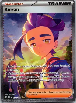 Kieran 174/131 Special Illustration Rare Prismatic Evolutions Pokemon NM - Image 1